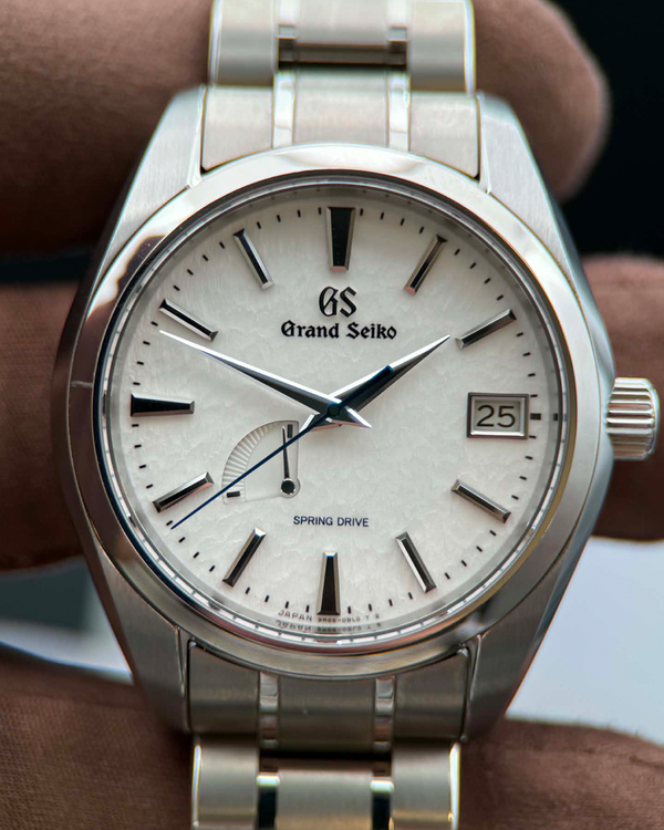 2025 Grand Seiko Spring Drive Collection 41MM White Dial Titanium Bracelet (SBGA211)