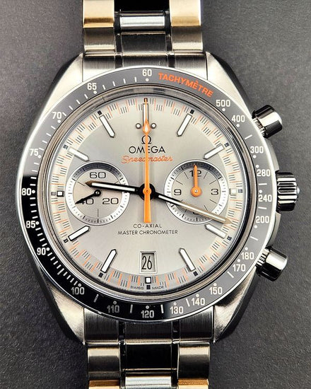 2018 Omega Speedmaster Racing 44.25MM Grey Dial Steel Bracelet (329.30.44.51.06.001)