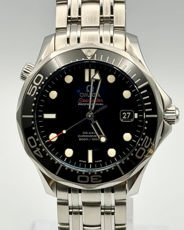 2019 Omega Seamaster Diver 300M 41MM Black Dial Steel Bracelet (212.30.41.20.01.003)