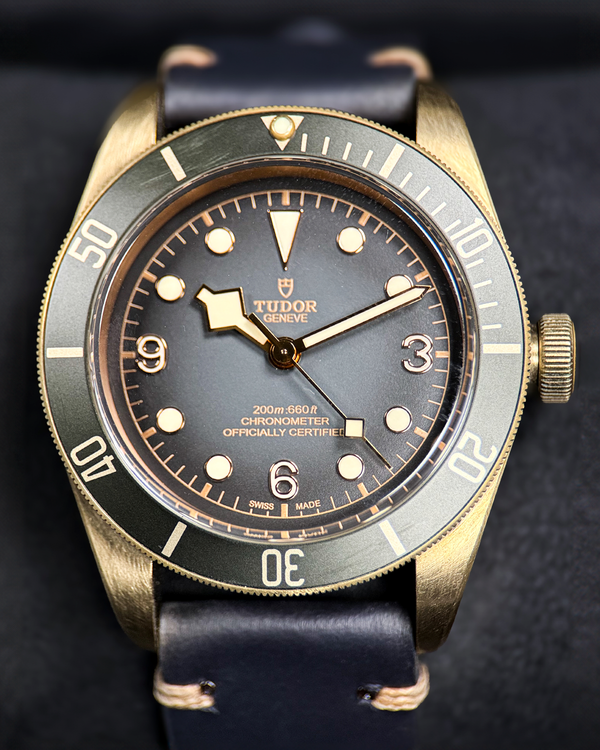 No Reserve - 2021 Tudor Black Bay Bronze 43MM Grey Dial Leather Strap (79250BA)