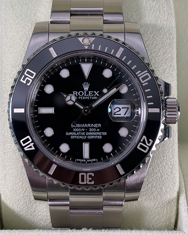 2011 Rolex Submariner Date 40MM Black Dial Oyster Bracelet (116610)