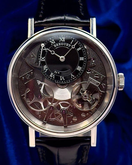 2024 Breguet Tradition 40MM Skeleton Dial Leather Strap (7057BB/G9/9W6)