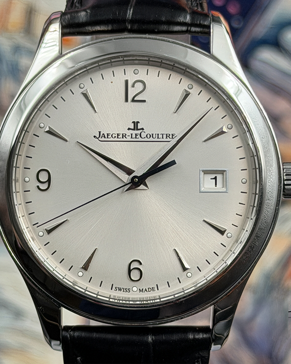 2019 Jaeger-LeCoultre Master Control Date 39MM Silver Dial Leather Strap (Q1548420)