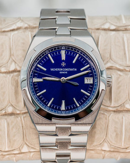 2022 Vacheron Constantin Overseas 41MM Blue Dial Steel Bracelet (4500V/110A-B128)