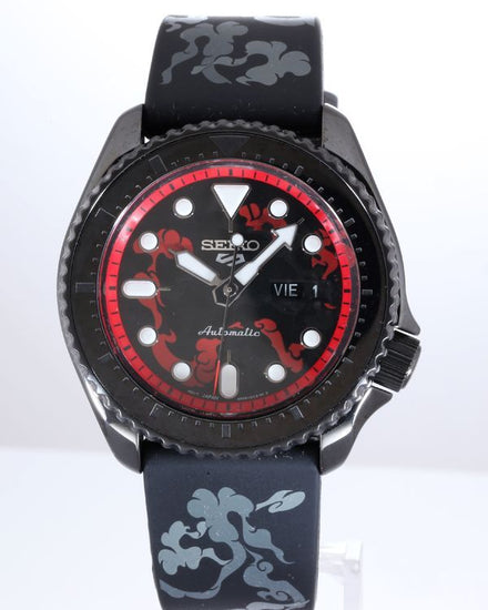 No Reserve - Seiko 5 Sports ONE PIECE Luffy L.E. 42.5MM Black Dial Rubber Strap (4R36-11YO)