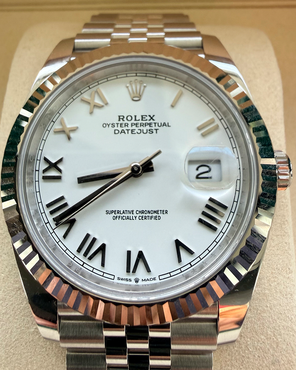2026 Rolex Datejust 41MM White Dial Jubilee Bracelet (126334)