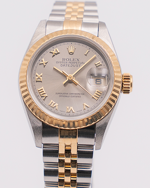 Rolex Lady-Datejust 26MM Silver Dial Two-Tone Jubilee Bracelet (69173)
