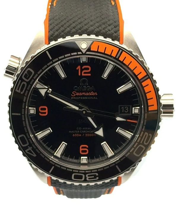 2023 Omega Seamaster Planet Ocean  600M 43.5MM Black Dial Rubber Strap (215.32.44.21.01.001)