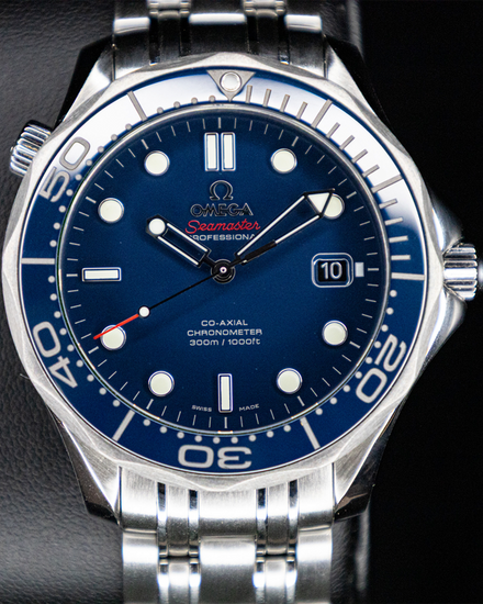 No Reserve - 2023 Omega Seamaster Diver 300M 41MM Blue Dial Steel Bracelet (212.30.41.20.03.001)