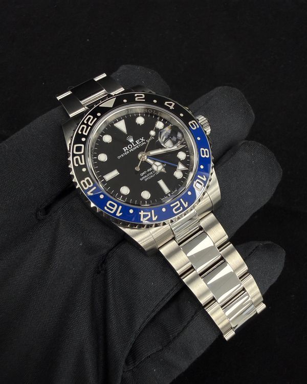 2023 Rolex GMT-Master II "Batman" 40MM Black Dial Oyster Bracelet (126710BLNR)