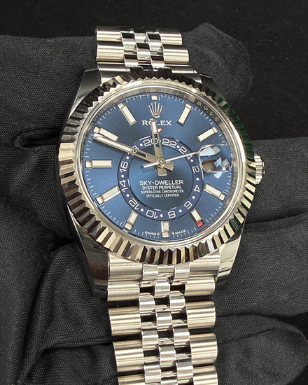 2024 Rolex Sky-Dweller 42MM Blue Dial Jubilee Bracelet (336934)