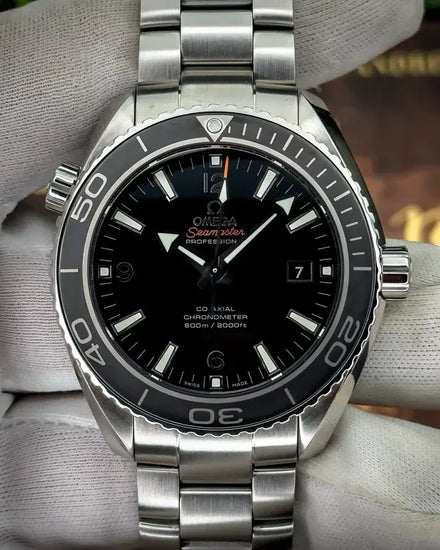 2020 Omega Seamaster Planet Ocean 600M 45.5MM Black Dial Steel Bracelet (232.30.46.21.01.001)