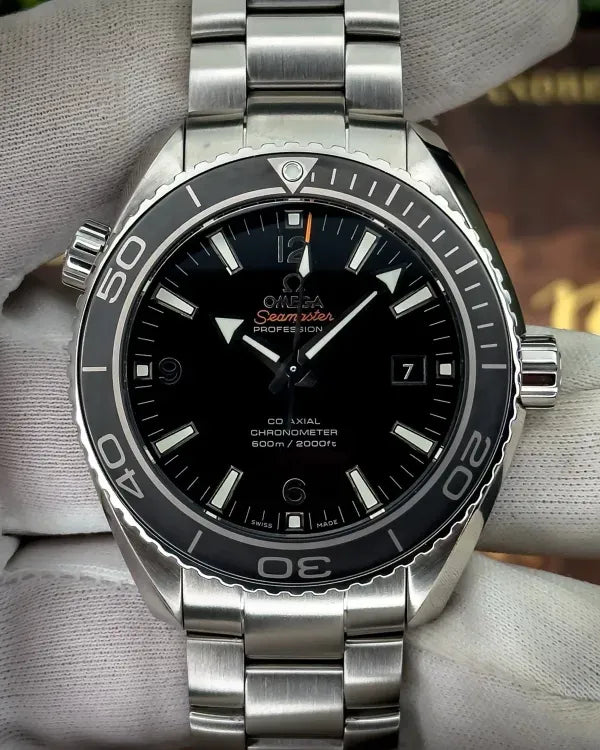 2020 Omega Seamaster Planet Ocean 600M 45.5MM Black Dial Steel Bracelet (232.30.46.21.01.001)