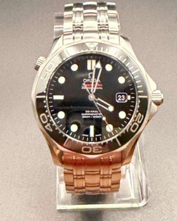 No Reserve - 2024 Omega Seamaster Diver 300M 41MM Black Dial Steel Bracelet (212.30.41.20.01.003)