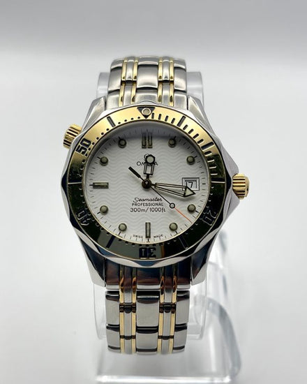 Omega Seamaster Chronometer 36.25MM White Dial Two-Tone Bracelet (2362.20.00)