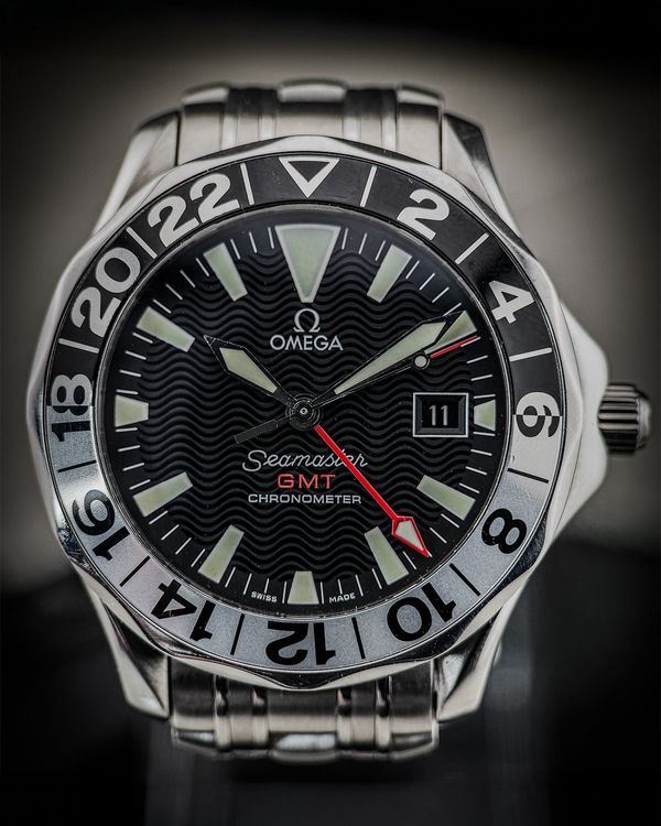 No Reserve - Omega Seamaster GMT "50th Anniversary" 41MM Black Dial Steel Bracelet (2534.50.00)