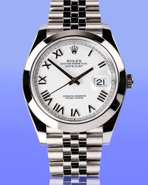 2026 Rolex Datejust 41MM White Dial Jubilee Bracelet (126300)