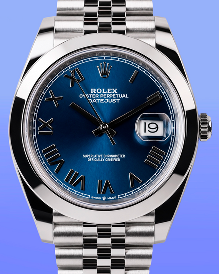 2026 Rolex Datejust 41MM Blue Dial Jubilee Bracelet (126300)