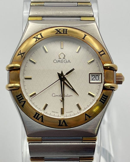 Omega Constellation 33.5MM Quartz Silver Dial Two-Tone Bracelet (1312.30.00)