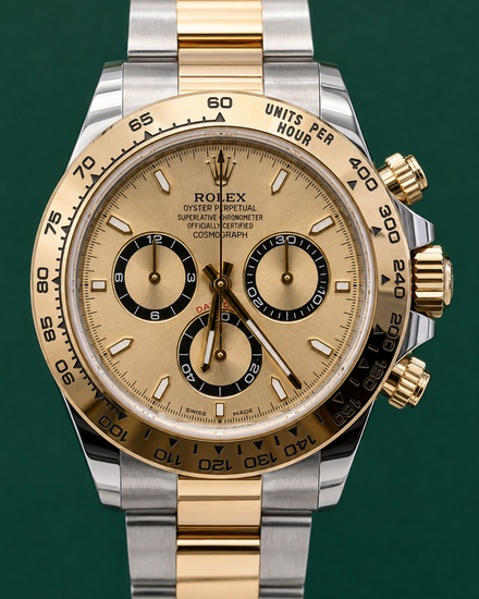 2026 Rolex Cosmograph Daytona 40MM Champagne Dial Two-Tone Oyster Bracelet (126503)