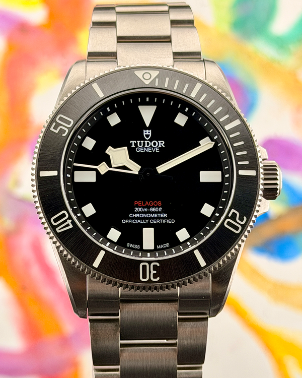 2025 Tudor Pelagos 39MM Black Dial Titanium Bracelet (25407N)