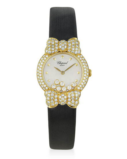 Chopard Happy Diamonds 26MM Quartz White Dial Leather Strap (20/6556)
