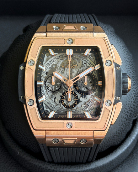 2022 Hublot Spirit Of Big Bang 42MM Skeleton Dial Rubber Strap (642.OX.0180.RX)