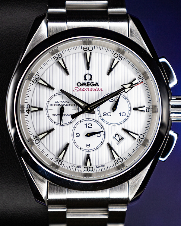 No Reserve - Omega Seamaster Aqua Terra 150M 44MM White Dial Steel Bracelet (231.10.44.50.04.001)
