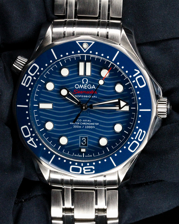 No Reserve - 2024 Omega Seamaster Diver 300M 42MM Blue Dial Steel Bracelet (210.30.42.20.03.001)