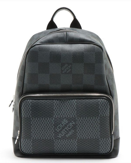 2020 Louis Vuitton Damier Graphite Giant Campus Backpack Medium Canvas Silver-Tone Hardware Leather and Nylon Strap (Backpack)