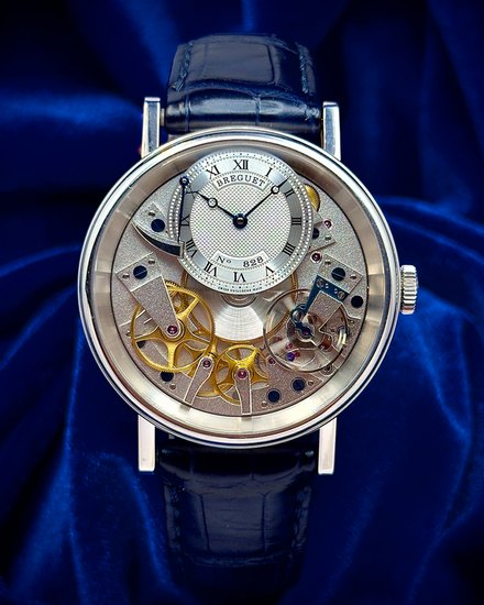 2023 Breguet Tradition 40MM Skeleton Dial Leather Strap (7057BB/11/9W6)