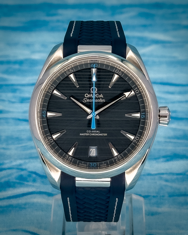 2022 Omega Seamaster Aqua Terra 150M 41MM Blue Dial Rubber Strap (220.12.41.21.03.002)