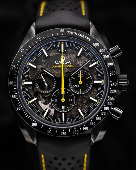 2026 Omega Speedmaster Dark Side of the Moon "Apollo 8" 44.25MM Black Dial Rubber Strap (310.92.44.50.01.001)