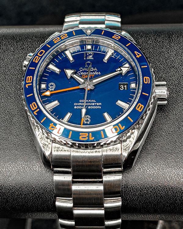 2021 Omega Seamaster Planet Ocean 600M 43.5MM Blue Dial Steel Bracelet (232.30.44.22.03.001)
