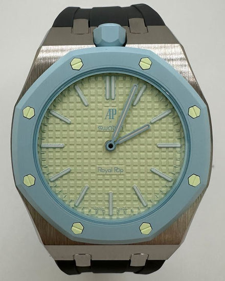 No Reserve - 2026 Audemars Piguet Royal Pop 40MM Mint Green Dial Aftermarket Rubber Strap (SSX03L101N)