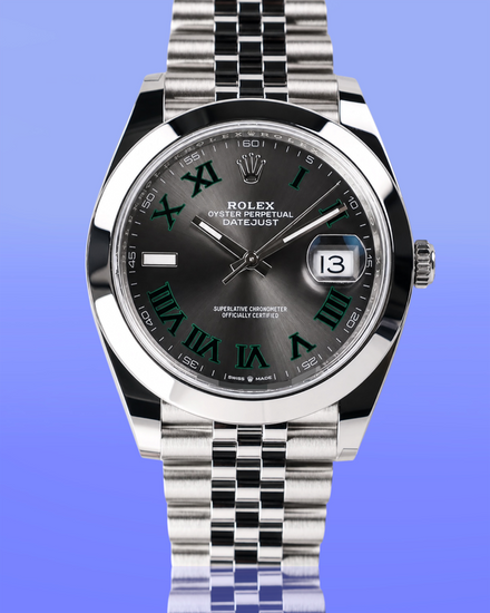 2026 Rolex Datejust "Wimbledon" 41MM Slate Dial Jubilee Bracelet (126300)