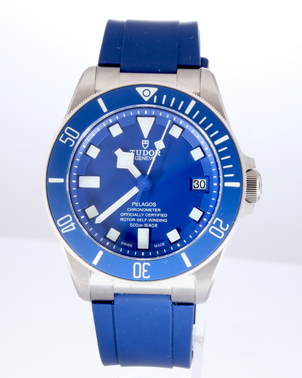 No Reserve - 2026 Tudor Pelagos 42MM Blue Dial Rubber Strap (25600TB)