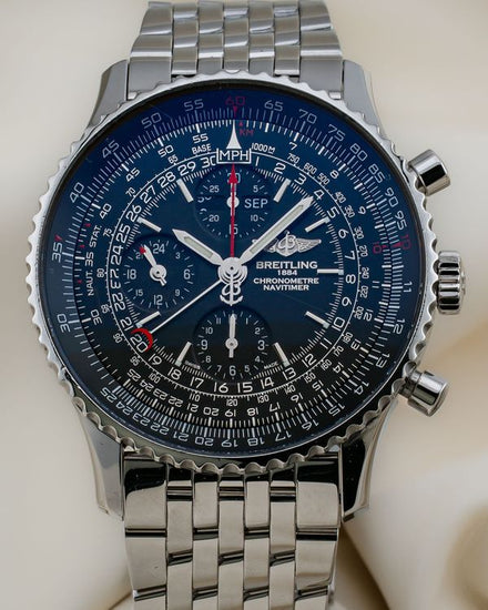 2017 Breitling Navitimer 1884 L.E. 46MM Black Dial Steel Bracelet (A2135024/BE62)