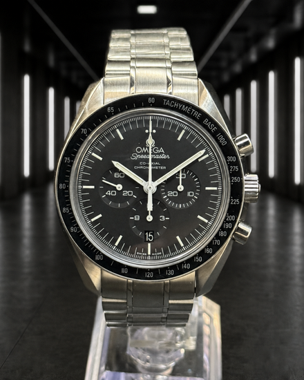 No Reserve - 2020 Omega Speedmaster 44.25MM Black Dial Steel Bracelet (311.30.44.50.01.002)