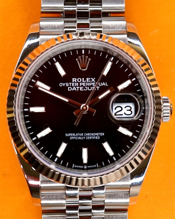 2026 Rolex Datejust 36MM Black Dial Jubilee Bracelet (126234)