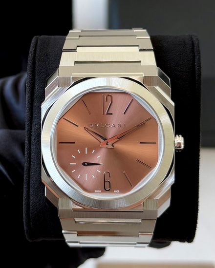 2026 Bvlgari Octo Finissimo 41MM Salmon Dial Steel Bracelet (103856)
