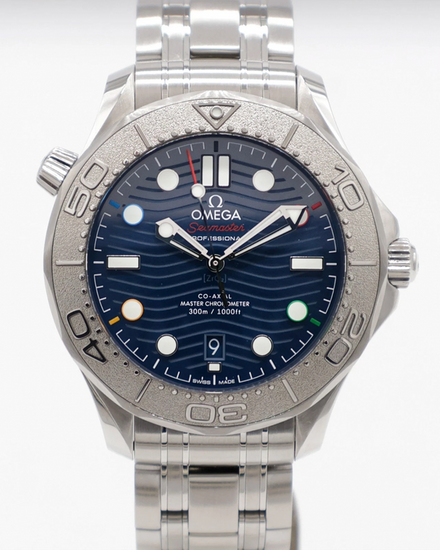 2025 Omega Seamaster Diver 300M "Beijing 2022" S.E. 42MM Blue Dial Steel Bracelet (522.30.42.20.03.001)