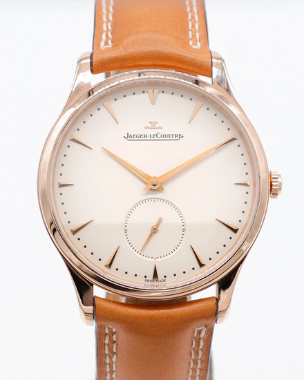 Jaeger-LeCoultre Master Ultra Thin Grande 40MM Beige Dial Leather Strap (Q1352520)