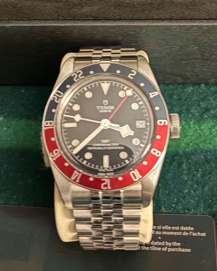 2025 Tudor Black Bay GMT "Pepsi" 41MM Black Dial Steel Bracelet (79830RB)