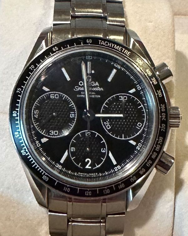 No Reserve - 2017 Omega Speedmaster Racing 40MM Black Dial Steel Bracelet (326.30.40.50.01.001)