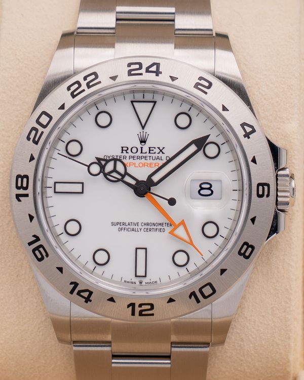 Rolex Explorer II "Polar" 42MM White Dial Oyster Bracelet (226570)