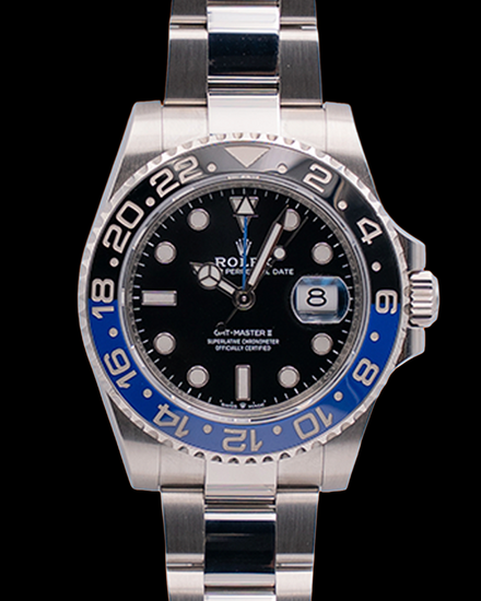 2023 Rolex GMT-Master II "Batman" 40MM Black Dial Oyster Bracelet (126710BLNR)