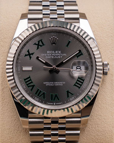 2026 Rolex Datejust "Wimbledon" 41MM Slate Dial Jubilee Bracelet (126334)