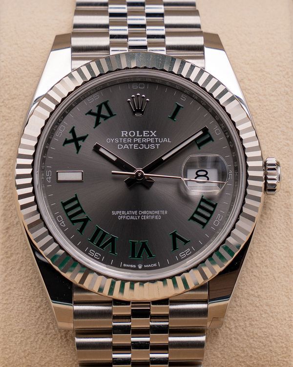 2026 Rolex Datejust "Wimbledon" 41MM Slate Dial Jubilee Bracelet (126334)