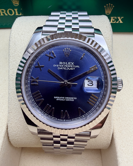 2026 Rolex Datejust 41MM Blue Dial Jubilee Bracelet (126334)